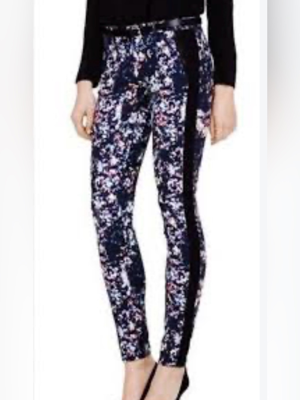 Club Monaco Casual Floral Pants Size 6